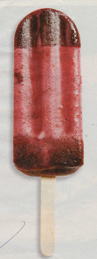 picture of Blackberry lolly
 Ices